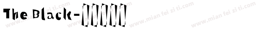 The Black字体转换